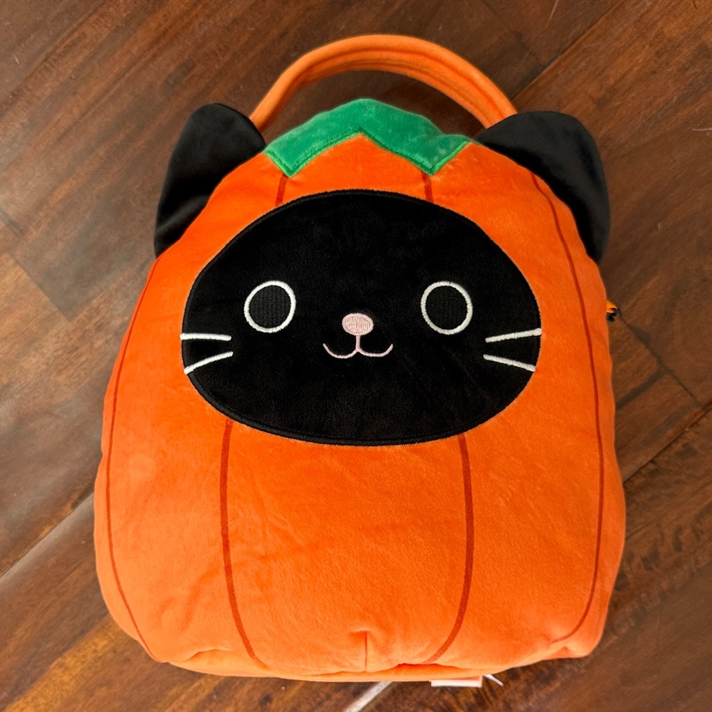 Pumpkin calio Cat Kids trick or treat bag